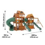 Paramount Wooden Swing Set / Playset